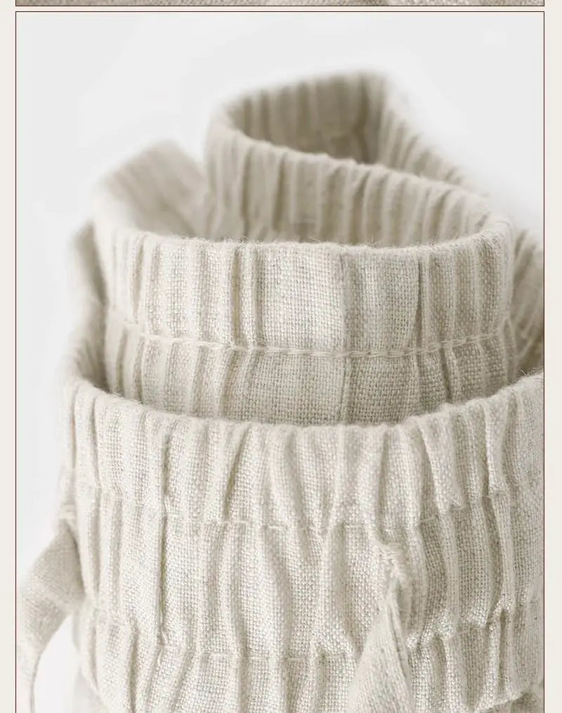 Pantalones de Lino Estilo Chino