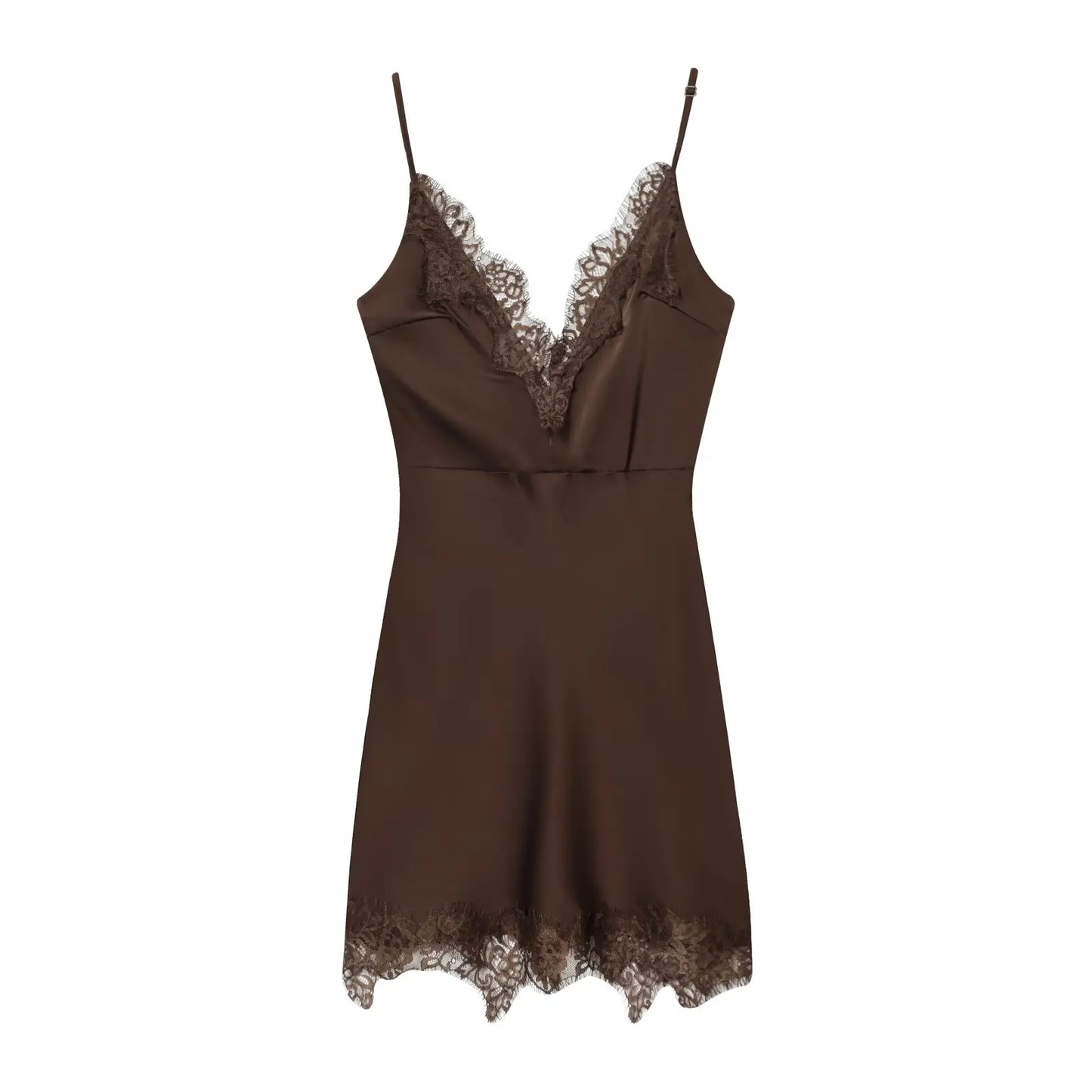 Vestido camisola con elegante y sexy a la moda