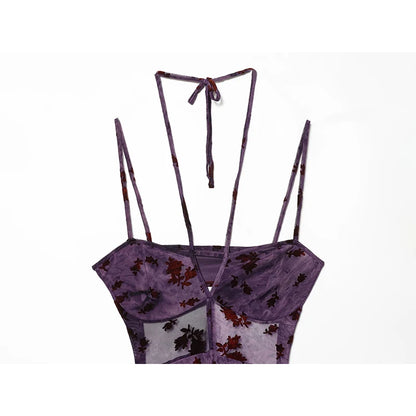 Vestido elegante morado