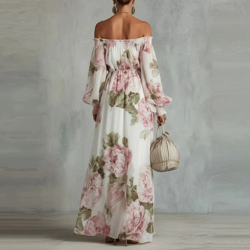 Vestido largo floral verano