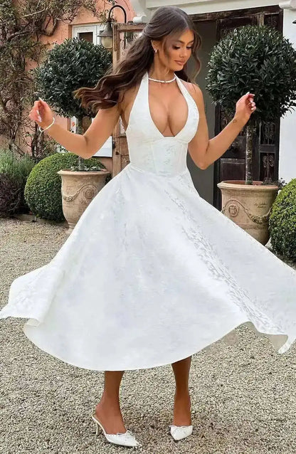 Vestido reina escotado