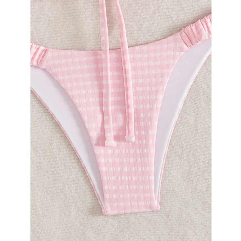 Bikini Push-Up Rosa Brasileño 2026 | Dos Piezas Playa | Kaivowear