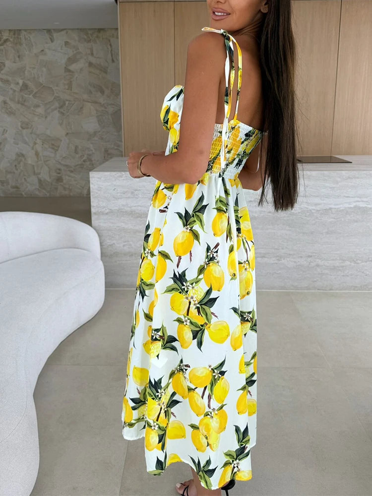 Vestido largo verano capri