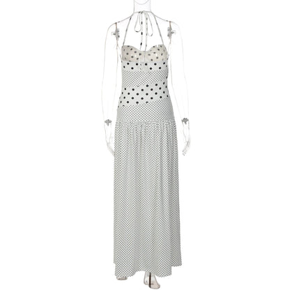 Vestido dulzura elegante lunares