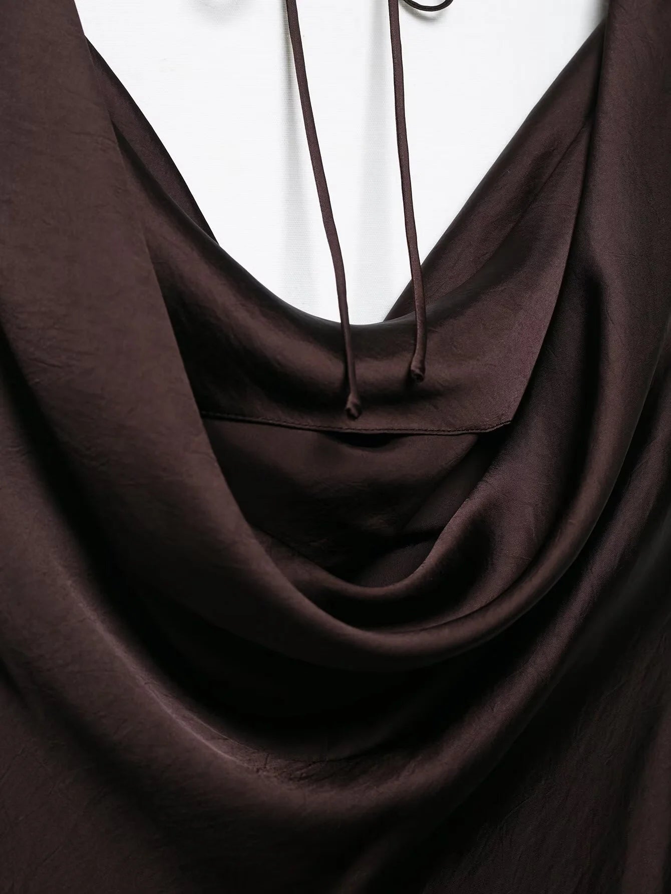 vestido con volantes Casual ajustado sin mangas Midi