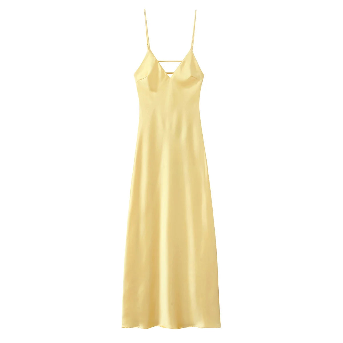 Vestido saten elegante sexy