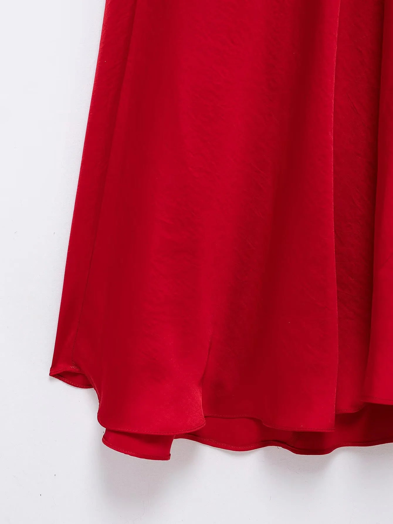 vestido con volantes Casual ajustado sin mangas Midi