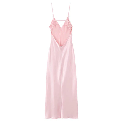 Vestido saten elegante sexy