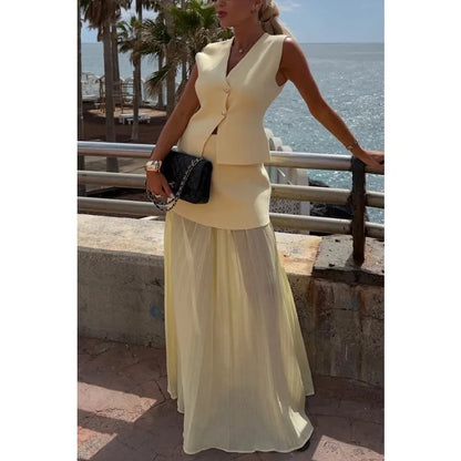 Conjunto de dos piezas de vacaciones de verano