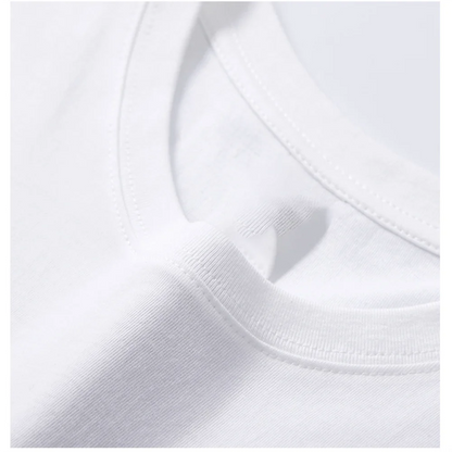 Camiseta casual estampada para hombre, hecha de 100% algodón