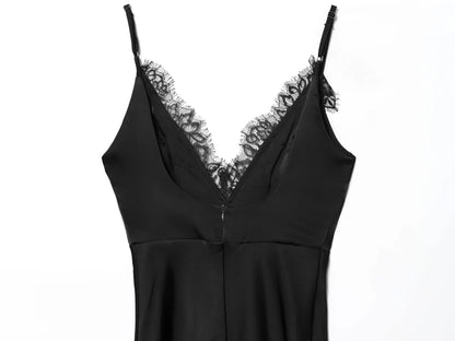 Vestido camisola con elegante y sexy a la moda
