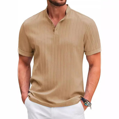 Camisa hawaiana Retro de algodón y lino