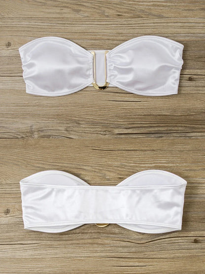 Bikini sin tirantes sexy vacacione