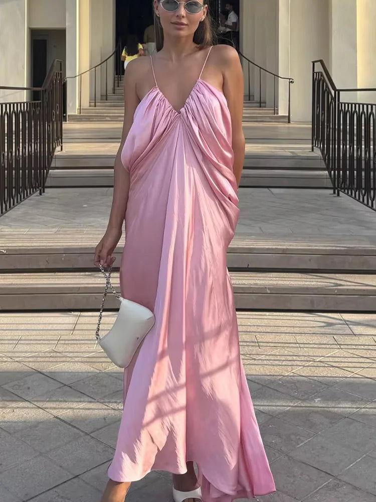 Vestido coctel largo elegante