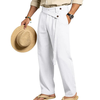 Pantalones Lino, Estilo Italiano Nápoles