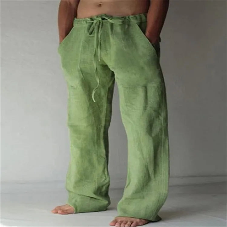 Pantalones de lino  algodón y lino