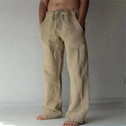 Pantalones de lino  algodón y lino