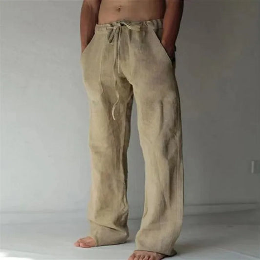 Pantalones de lino  algodón y lino