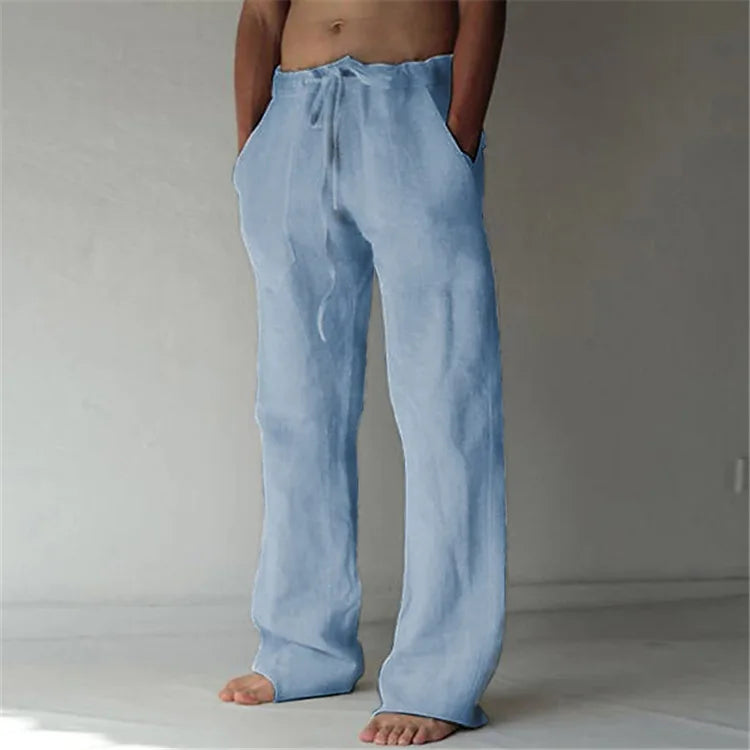 Pantalones de lino  algodón y lino