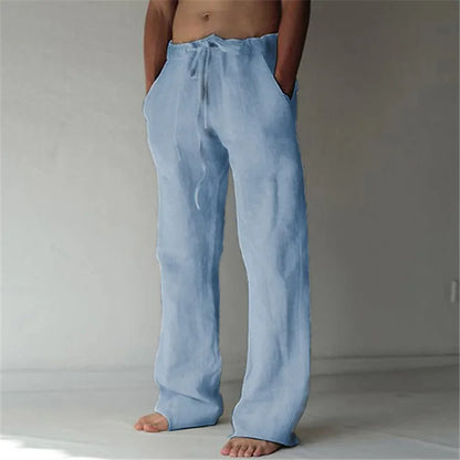 Pantalones de lino  algodón y lino