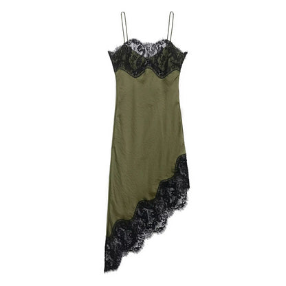 vestido informal de Color sólido sin mangas