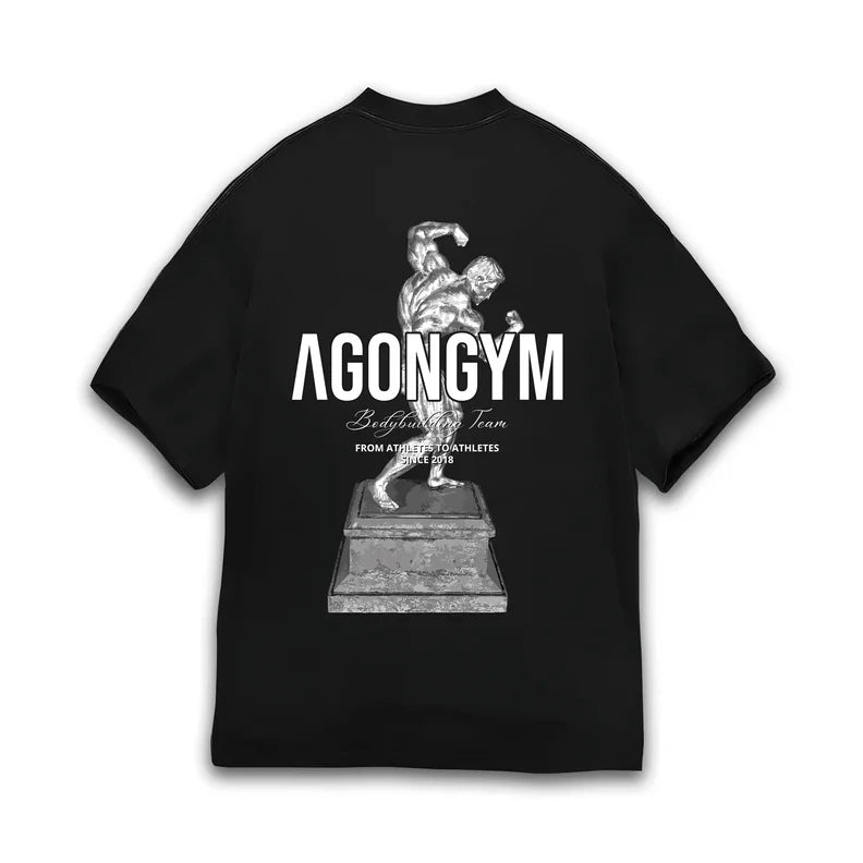 Camiseta de algodón para informal para gimnasio
