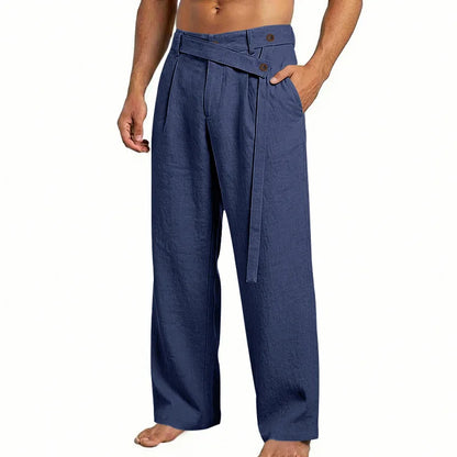 Pantalones Lino, Estilo Italiano Nápoles