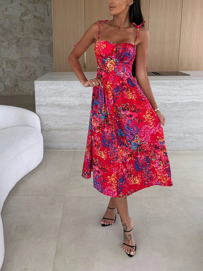 Vestido largo verano capri
