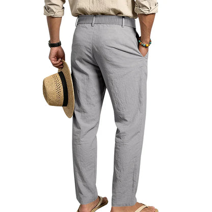 Pantalones Lino, Estilo Italiano Nápoles