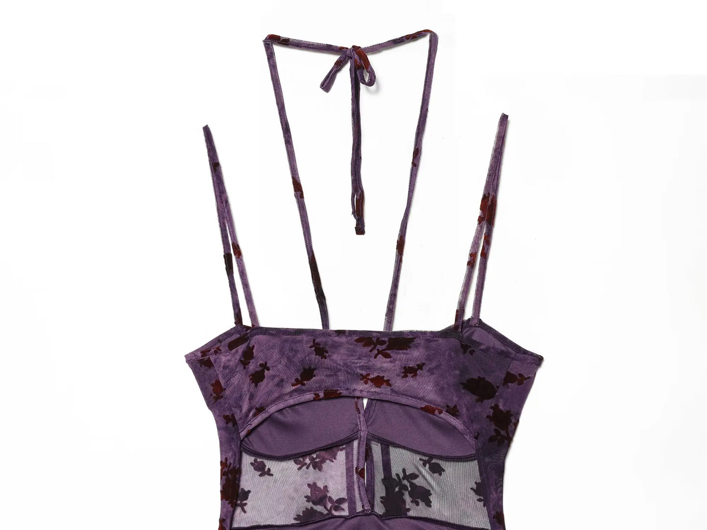 Vestido floral discreto elegante