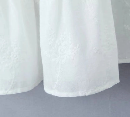 Conjunto de falda de encaje, vestido de verano para mujer, vacaciones en la playa, conjunto Sexy de algodón a juego, trajes de primavera blanco, 2 uds., conjunto femenino 2025