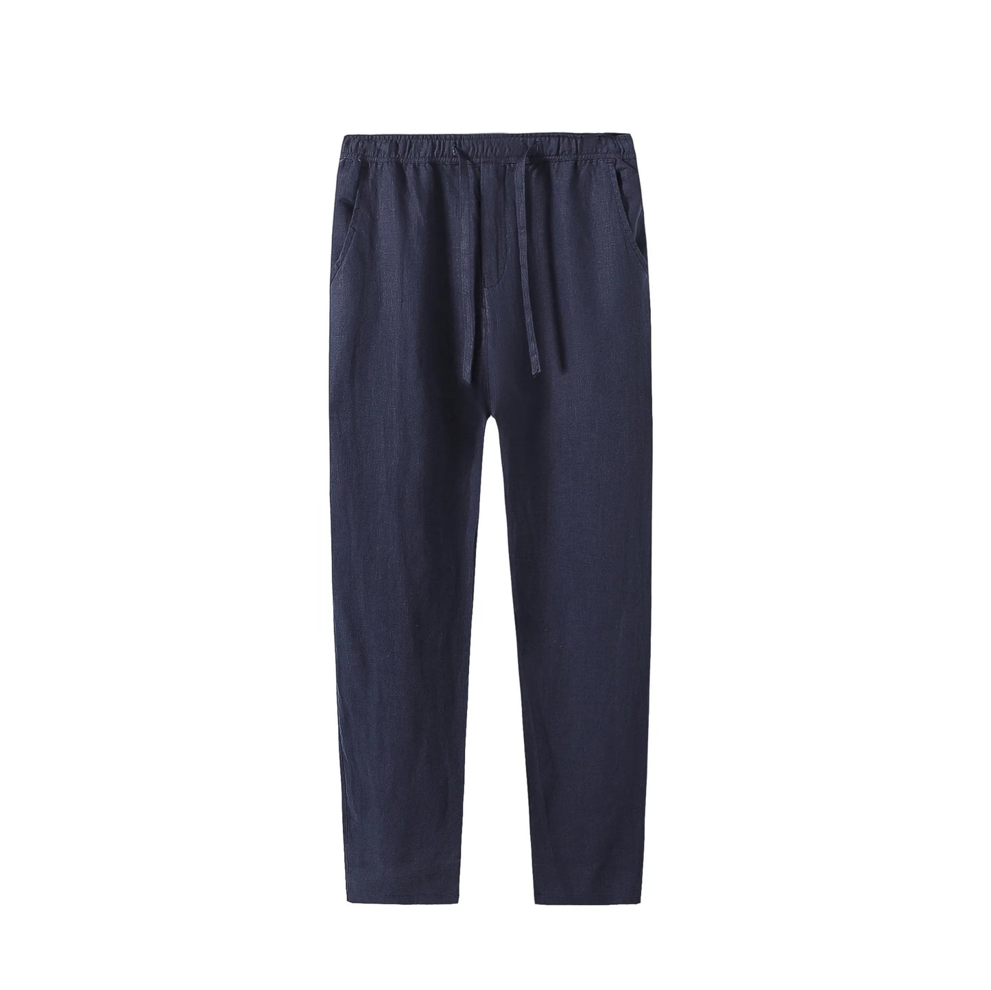 Pantalones casuales de lino  hasta el tobillo