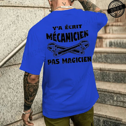 Camiseta de mecánico de verano para hombre