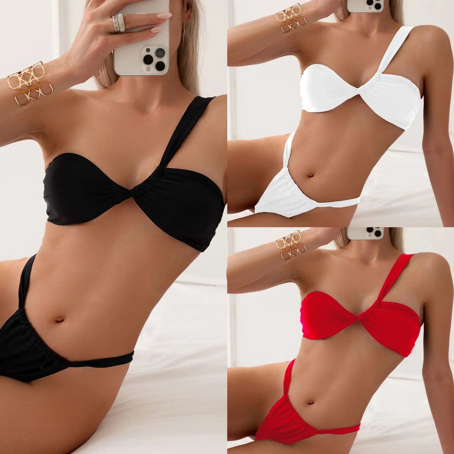Bikini de Un Hombro | Dos Piezas Verano 2025 | Kaivowear