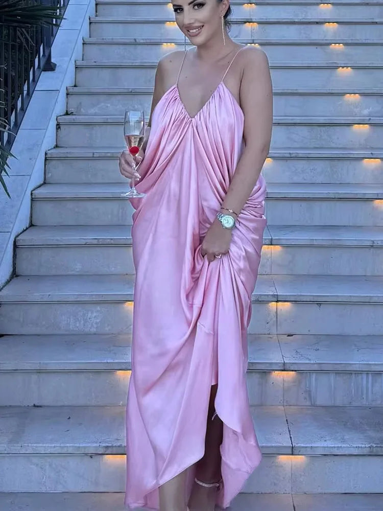 Vestido coctel largo elegante