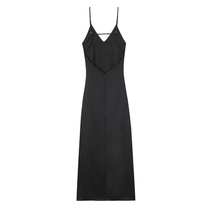 Vestido saten elegante sexy