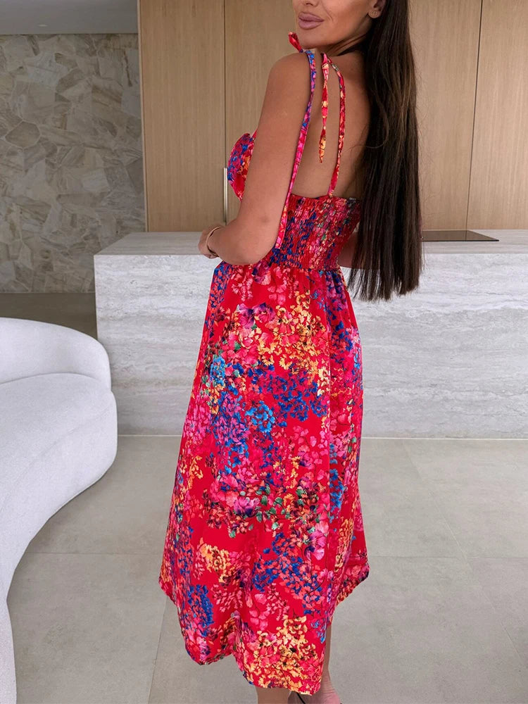 Vestido largo verano capri