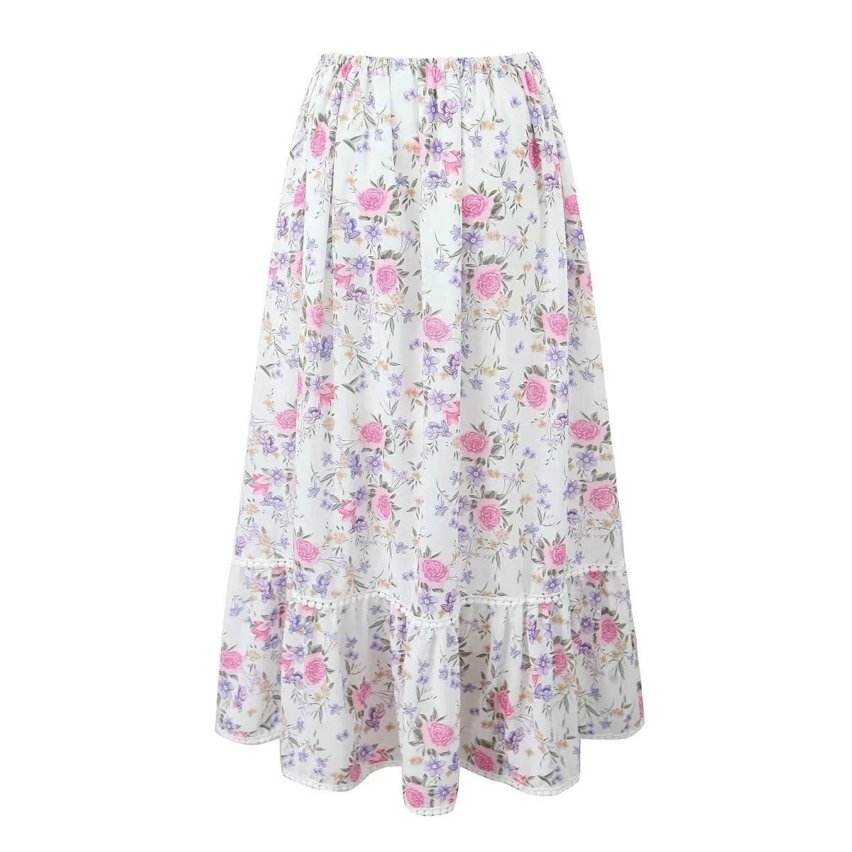 Conjunto de falda de encaje, vestido de verano para mujer, vacaciones en la playa, conjunto Sexy de algodón a juego, trajes de primavera blanco, 2 uds., conjunto femenino 2025