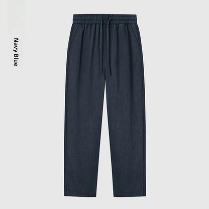 Pantalones de Lino Estilo Chino