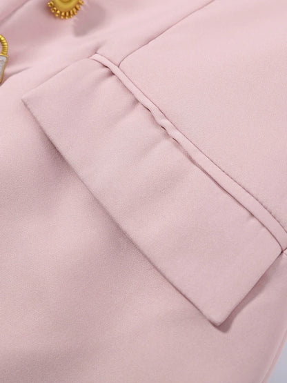 Vestido Midi Ajustado de Cuello Alto