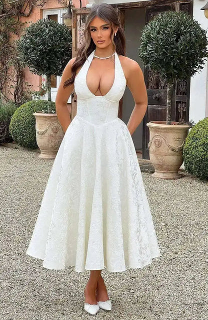 Vestido reina escotado