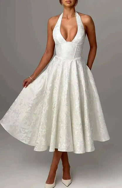 Vestido reina escotado