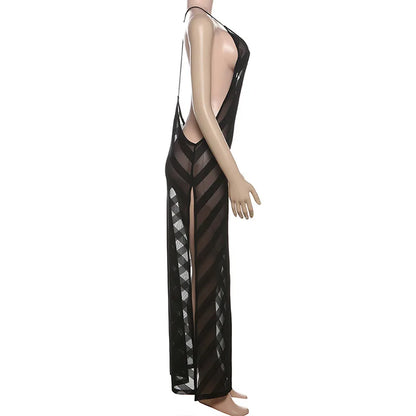 Vestido elegante espalda descubierta sexy