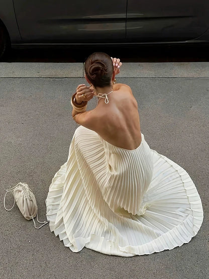 Vestido hologado verano elegante