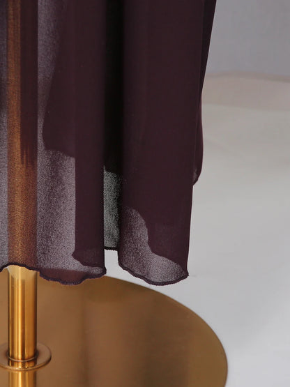 blusa elegante de cintura alta sin mangas con cuello redondo