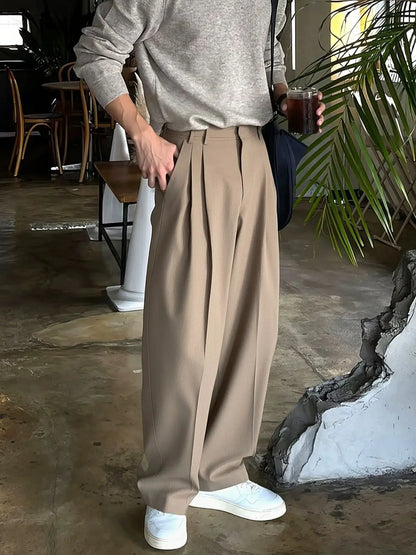 Pantalones Holgados de Corte Recto