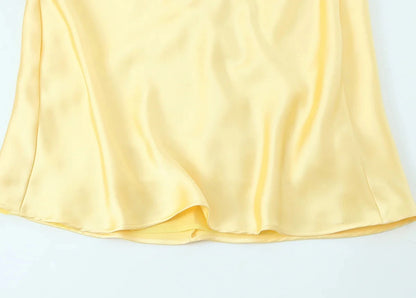 Vestido saten elegante sexy