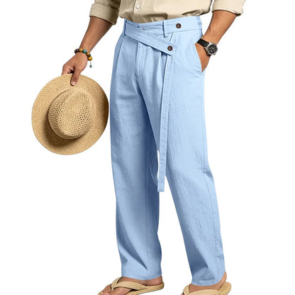 Pantalones Lino, Estilo Italiano Nápoles