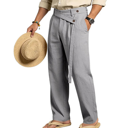 Pantalones Lino, Estilo Italiano Nápoles