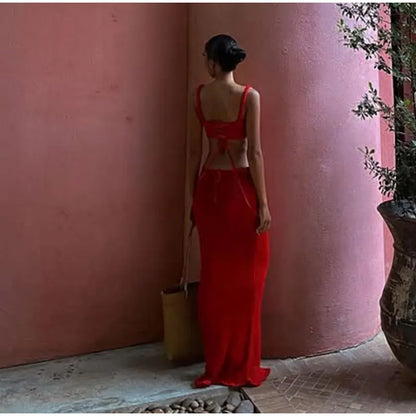 Conjunto informal de dos piezas de punto